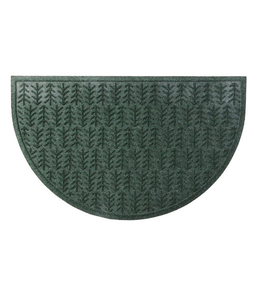 Everyspace Recycled Waterhog Doormat, Half Round, Trees L.L.Bean Premium