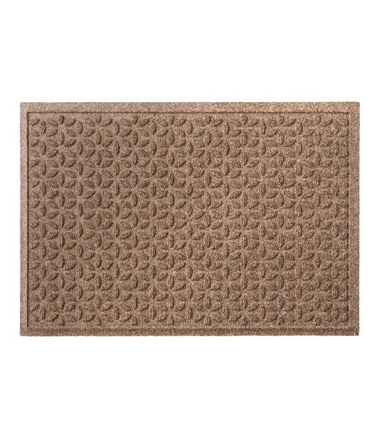 Heavyweight Recycled Waterhog Doormat, Blooming Circles L.L.Bean New