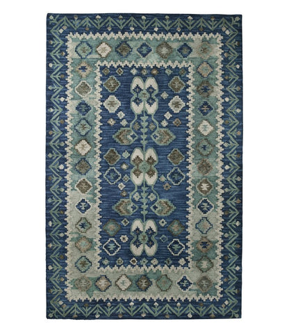 Double Border Wool Hooked Rug L.L.Bean Essential