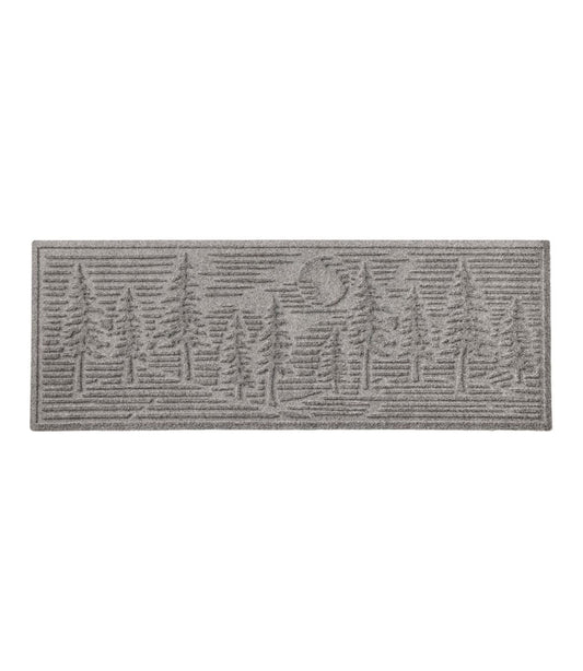 Everyspace Recycled Waterhog Wide Doormat, Pine Trees L.L.Bean Essential