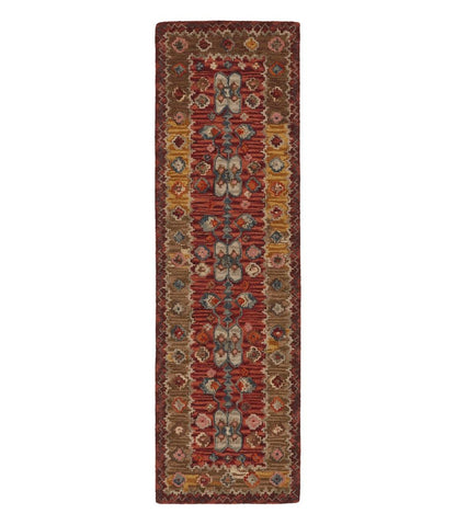 Double Border Wool Hooked Runner, Sienna Multi L.L.Bean Top Pick