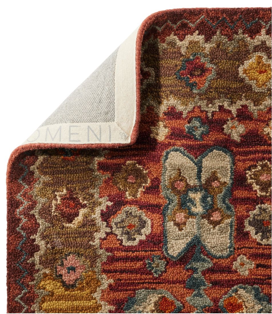 Double Border Wool Hooked Runner, Sienna Multi L.L.Bean Top Pick