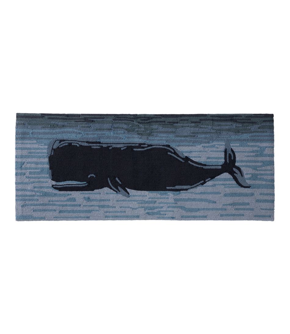 Indoor/Outdoor Vacationland Runner, Coastal Whale L.L.Bean Featured