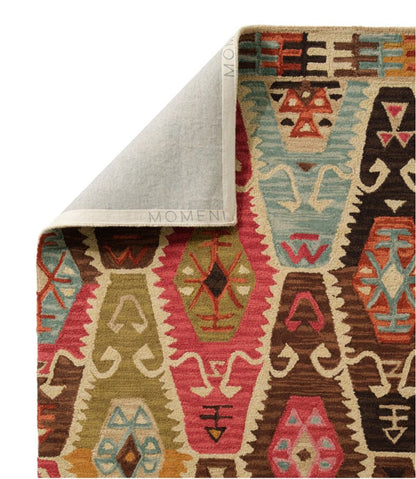 Rustic Geometric Wool Hooked Runner L.L.Bean Trending