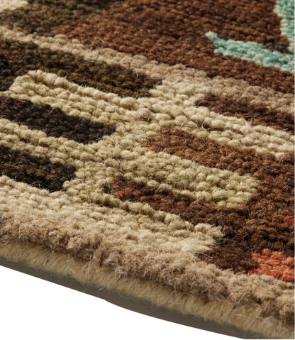 Rustic Geometric Wool Hooked Runner L.L.Bean Trending
