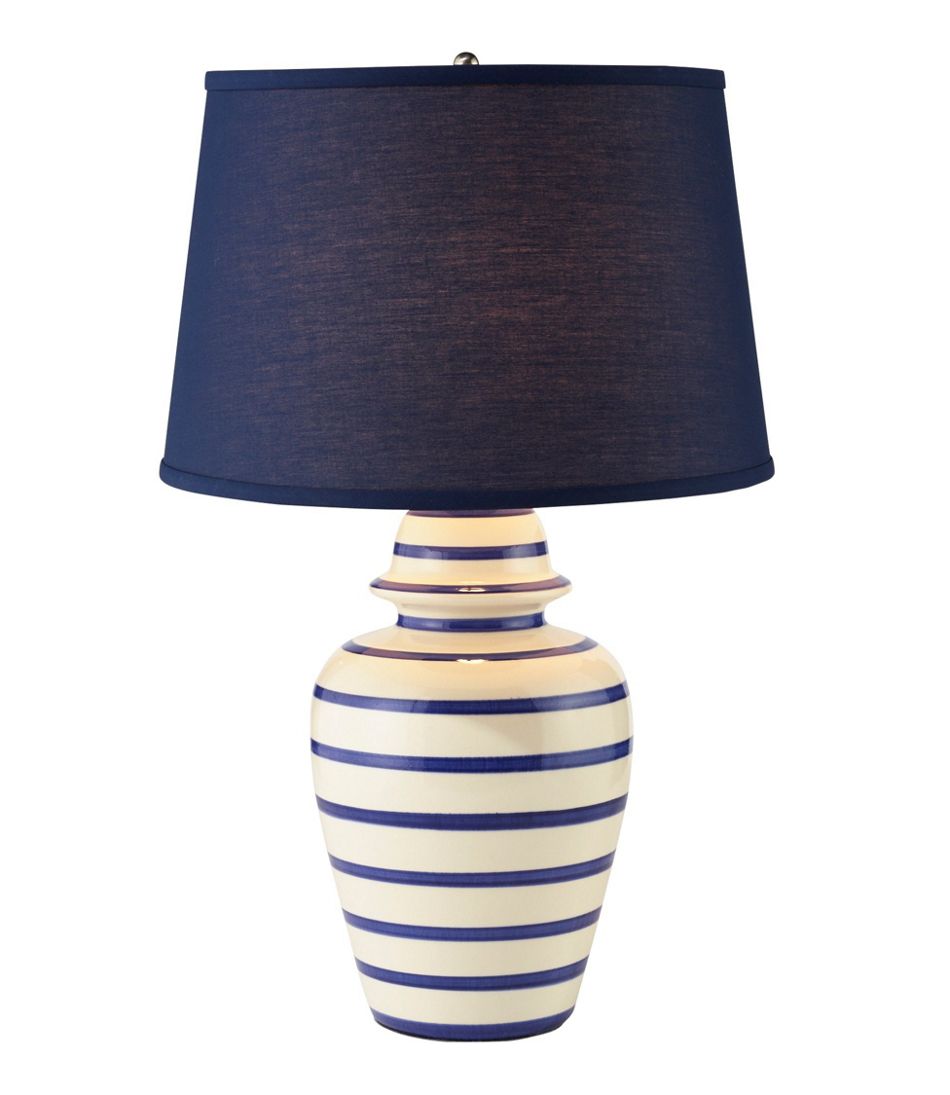 Portland Ceramic Lamp, Stripe L.L.Bean Value