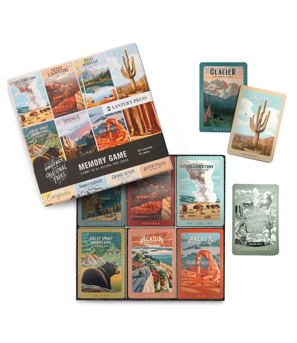 National Parks Memory Game L.L.Bean Trending