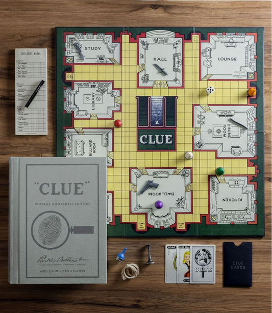 Clue Vintage Bookshelf Game L.L.Bean Top Pick