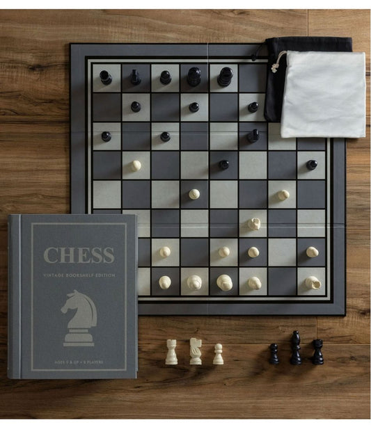 Chess Vintage Bookshelf Game L.L.Bean Popular