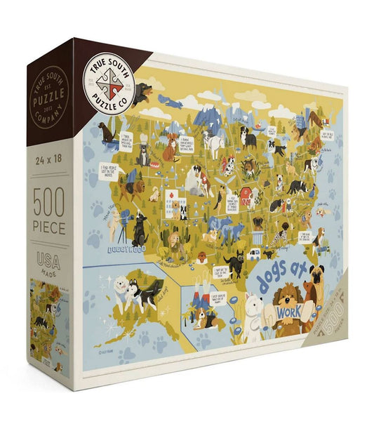 Dogs at Work Puzzle, 500 Pieces L.L.Bean Essential