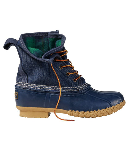Women's Bean Boots, 8" Denim Insulated Flannel-Lined L.L.Bean Best Seller