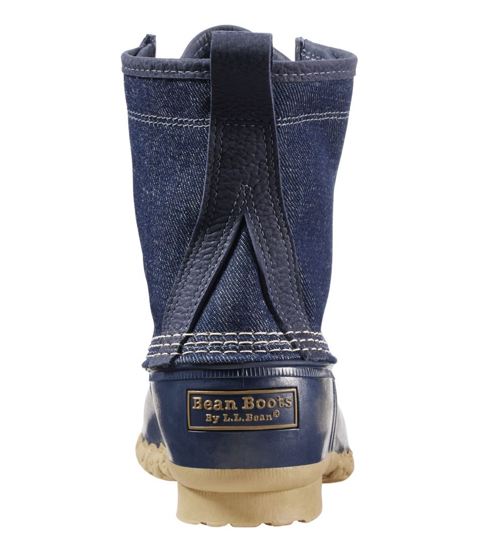 Women's Bean Boots, 8" Denim Insulated Flannel-Lined L.L.Bean Best Seller