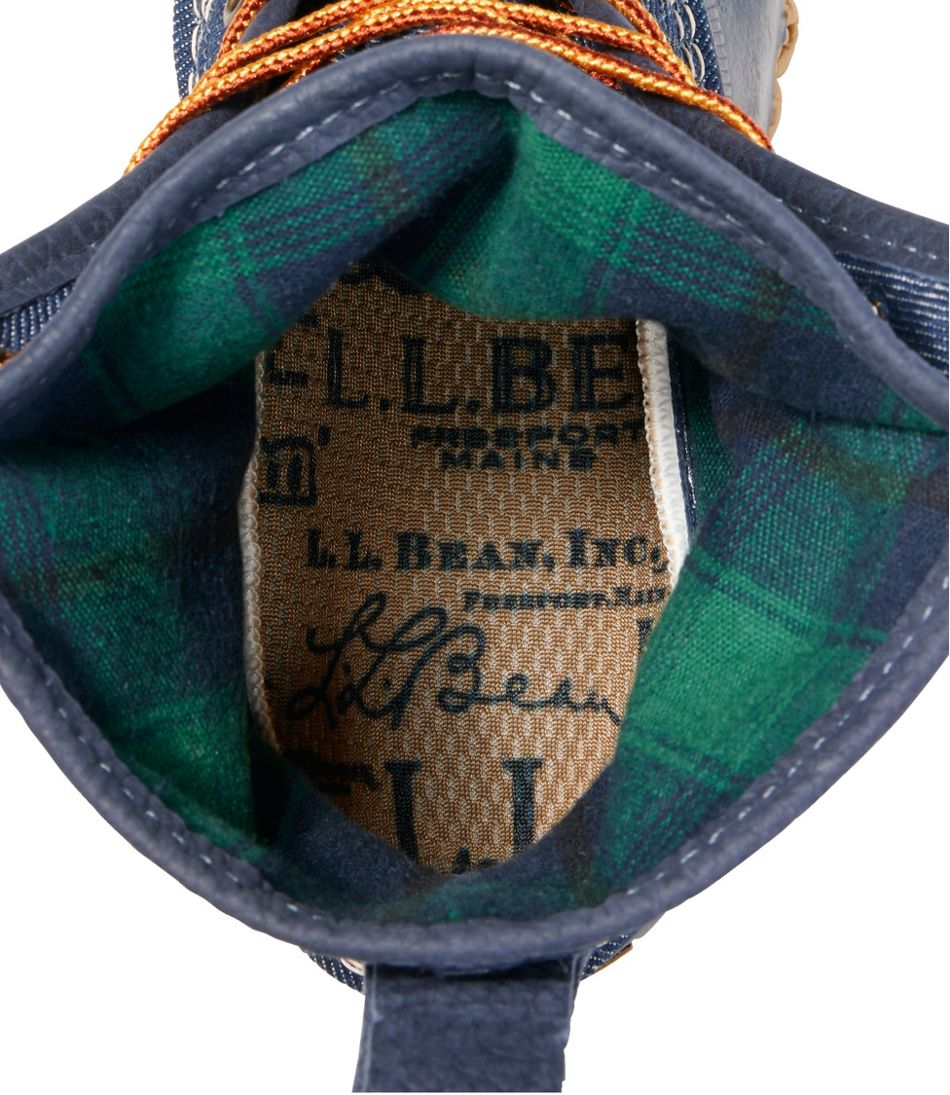 Women's Bean Boots, 8" Denim Insulated Flannel-Lined L.L.Bean Best Seller