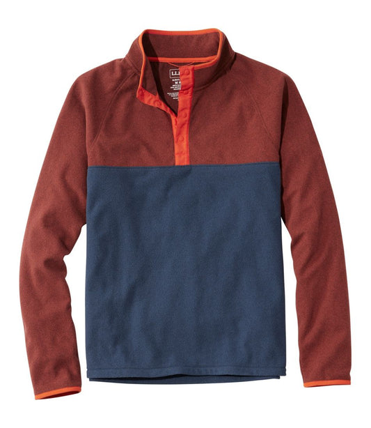 Men's All Season Access Fleece Pullover, Colorblock L.L.Bean Top Pick