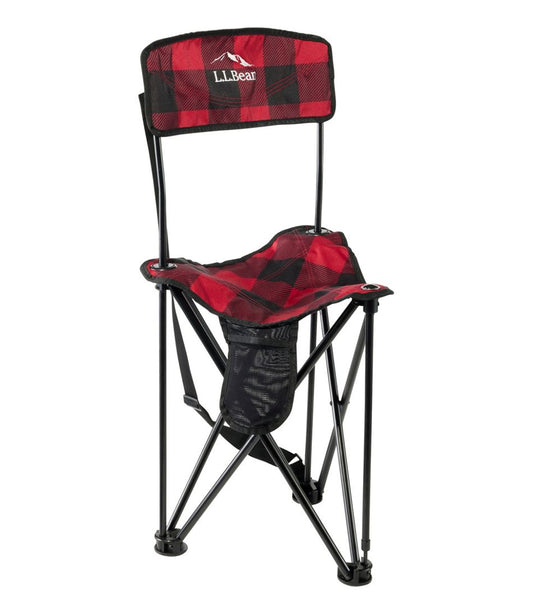 L.L.Bean Access Camp Chair Tripod, Plaid L.L.Bean Recommended