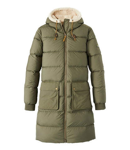 Women's Mountain Classic Down Coat, Sherpa-Lined L.L.Bean Premium
