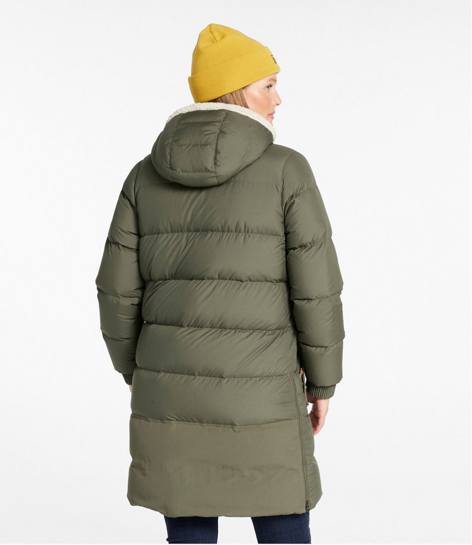 Women's Mountain Classic Down Coat, Sherpa-Lined L.L.Bean Premium