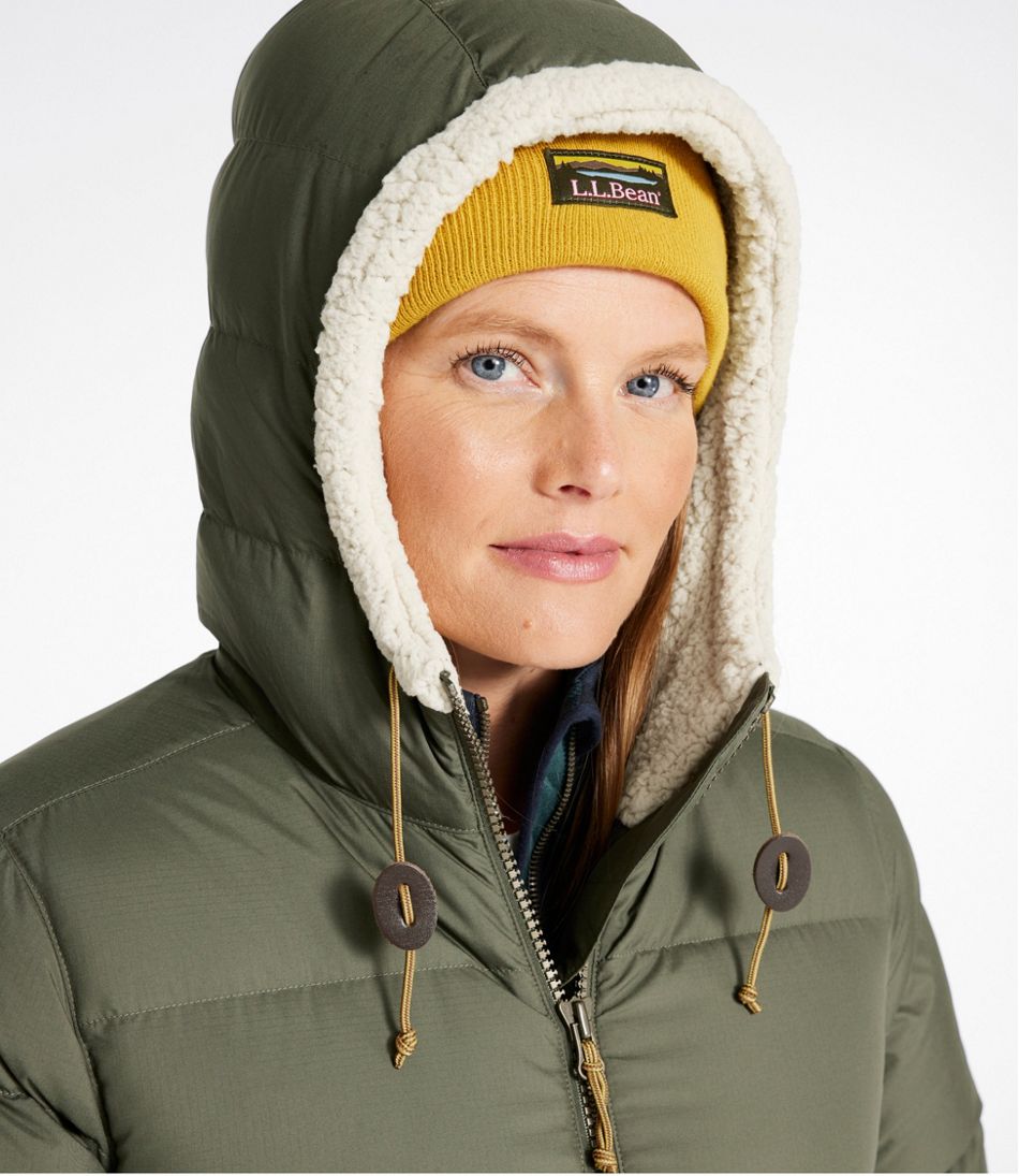 Women's Mountain Classic Down Coat, Sherpa-Lined L.L.Bean Premium
