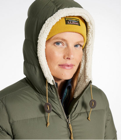 Women's Mountain Classic Down Coat, Sherpa-Lined L.L.Bean Premium