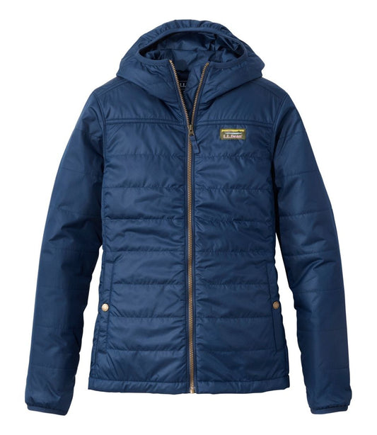 Women's Mountain Classic Puffer Hooded Jacket L.L.Bean Premium